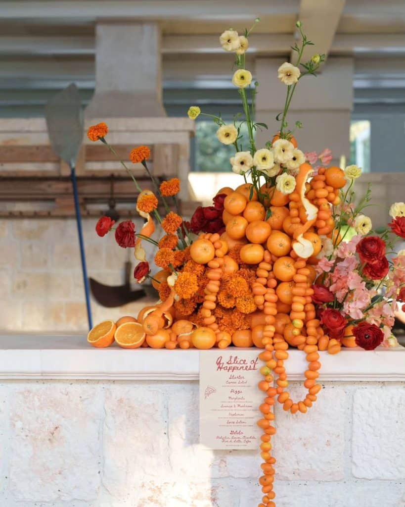 Decor cu fructe la evenimente în 2026 — este pe trend?