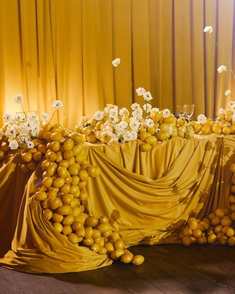 Decor cu fructe la evenimente în 2026 — este pe trend?