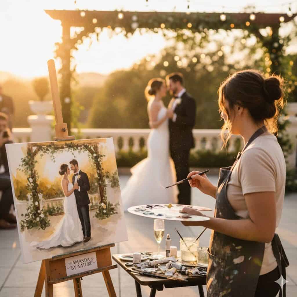 Live painting la evenimente: când un moment capătă o altă formă de memorie