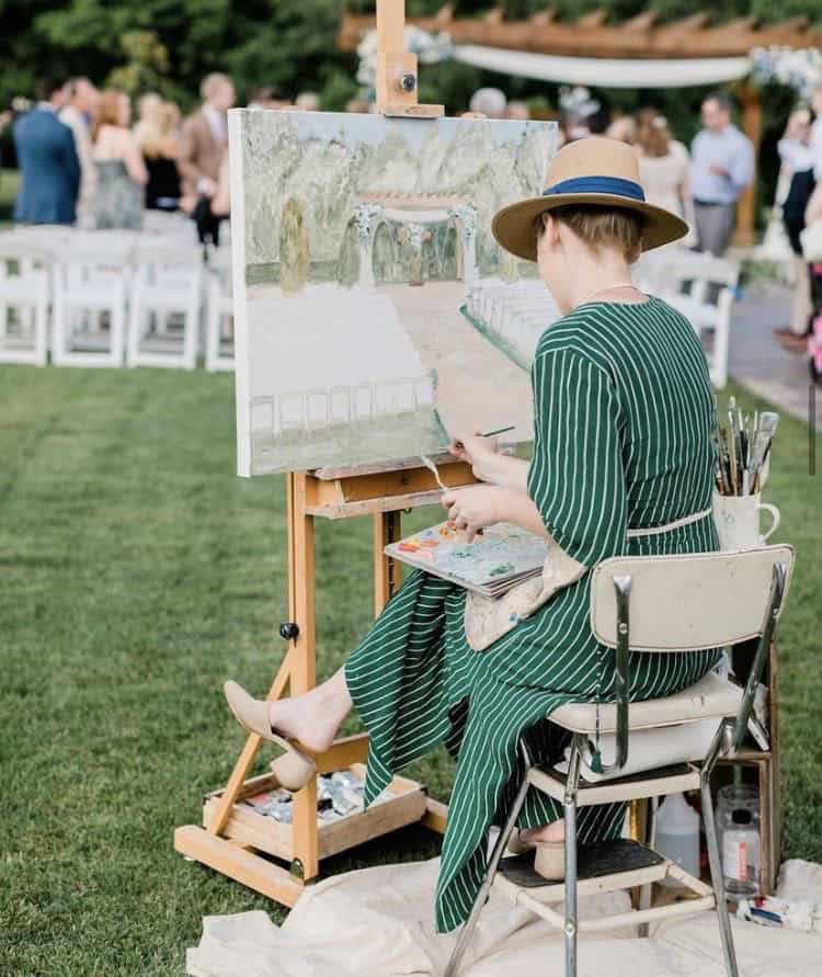Live painting la evenimente: când un moment capătă o altă formă de memorie