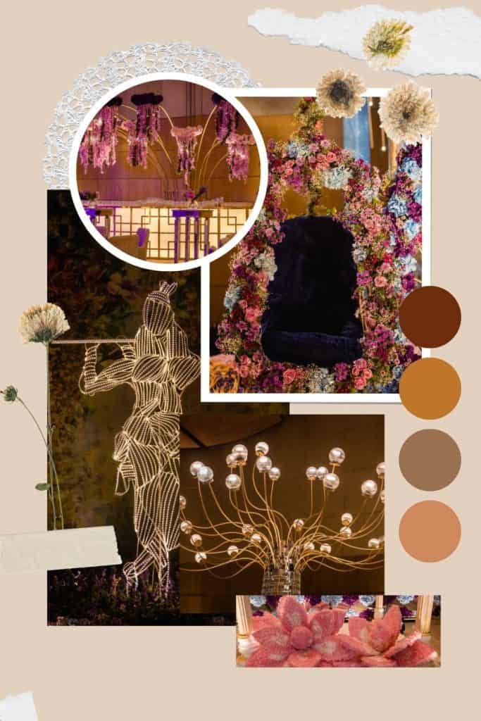 Moodboard-ul profesionist: instrumentul discret care definește experiența unui eveniment